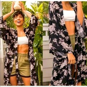Spiritual Gagster Floral Kimono
